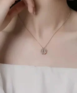 گردنبند شبدر جواهری