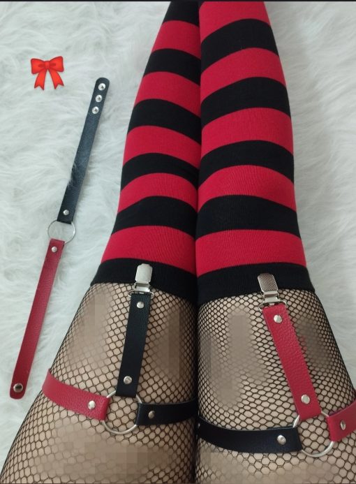 ست جوراب ،گارتر و چوکر حلقه ای