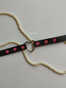 چوکر قلبی پانچ سرخابی🌺