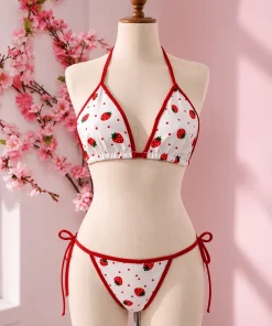 بیکینی طرح توت فرنگی 🍓