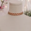چوکر قرمز طلایی