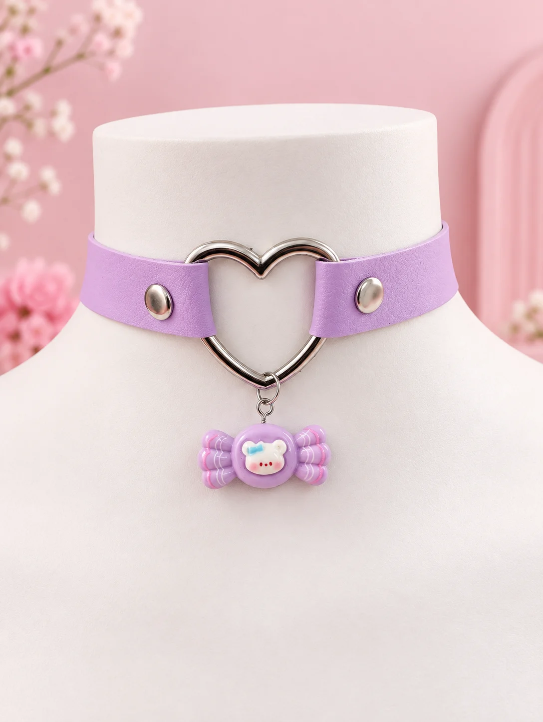 گردنبند چوکر فانتزی 💟🌸🧁🍭